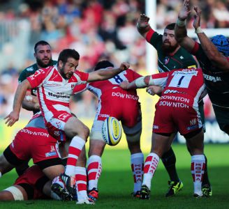 Greig Laidlaw enjoyed a great afternoon with the Cherry and Whites. 