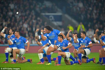 Samoa presented brave resistance, but their attack was never inventive enough to break the English defense. 