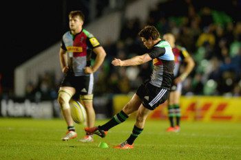 Tim Swiel put in an assured performance for Harlequins. 