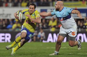 Clermont's Zac Guilford in Top 14 action against Bayonne