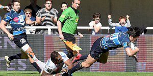 Francois Trinh-Duc was influential as Montpellier thumped Lyon in the Top 14