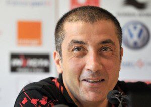Cheeky: Toulon president Mourad Boudjellal has offered the services of coach Bernard Laporte to France
