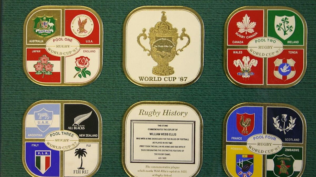 ☆激レア！  WORLD CUP RUGBY ’87 New Zealand win Rugby World Cup 1987 | RWC GOLD - YouTube