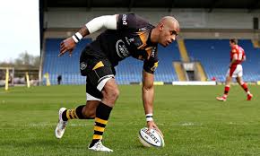 Tom Varndell touched down three times against London Welsh. 