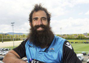 The beard to be feared... new Scot Josh Strauss