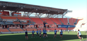 Eagles lineout