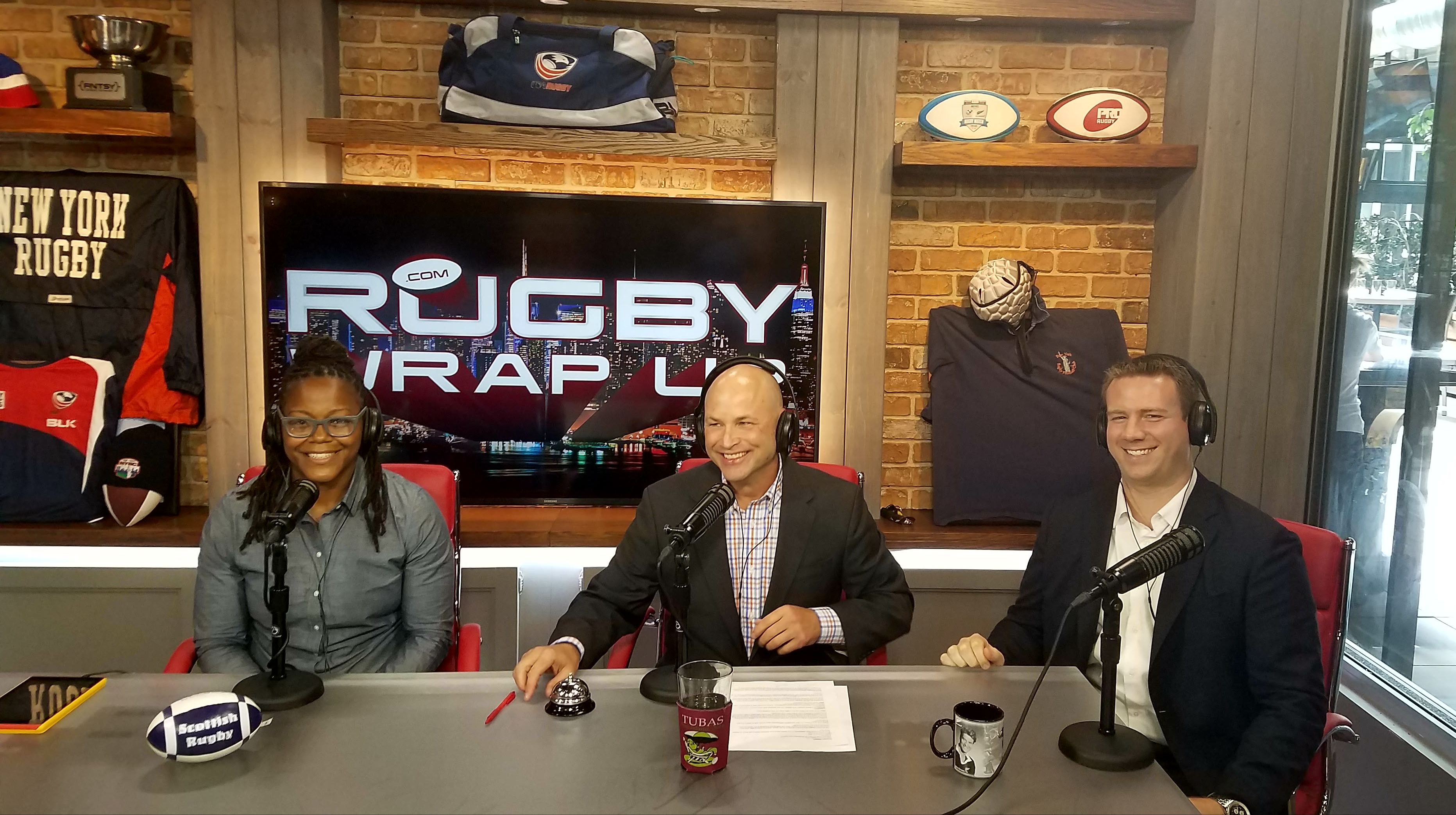 Phaidra Knight, Michael Crafton and Matt McCarthy on RugbyWrapUp.com