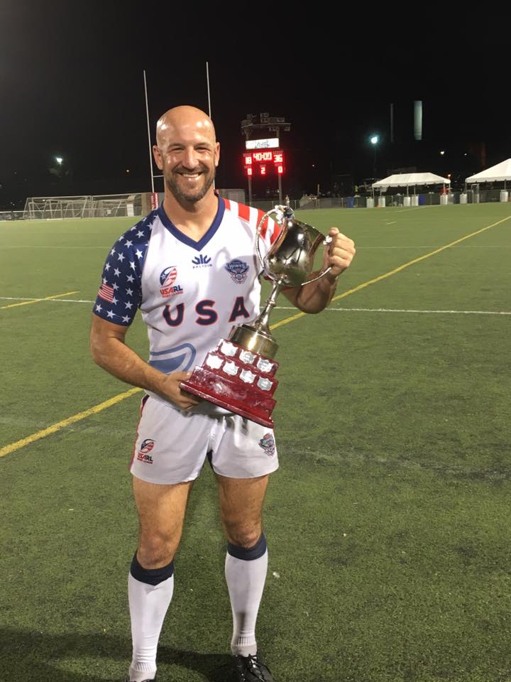 David Ulch; Tampa Teacher on USA Hawks in 2017 Rugby League World Cup
