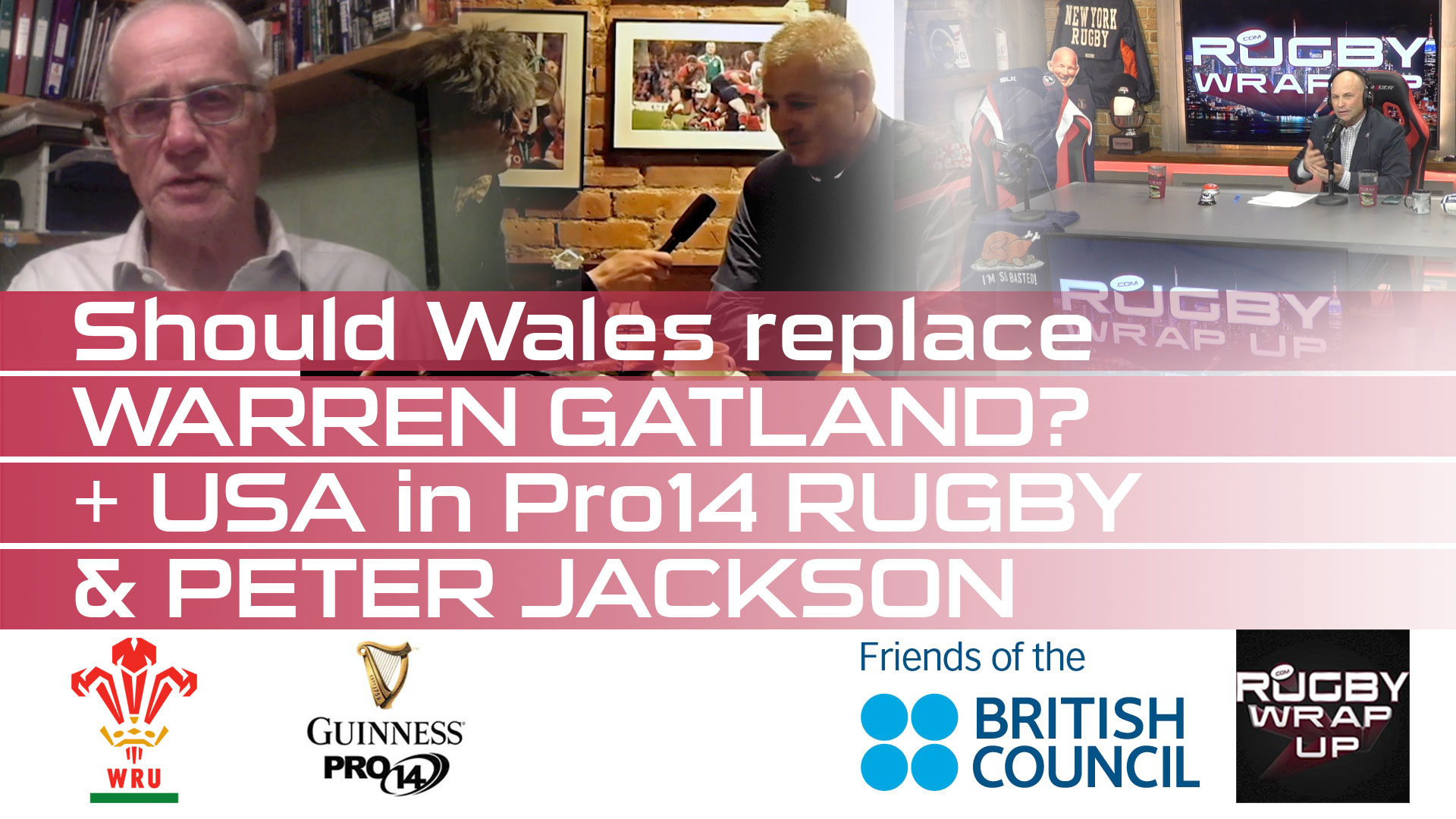 UK Rugby Pundit Peter Jackson re Wales v Georgia, Gatland, Pro14 in USA