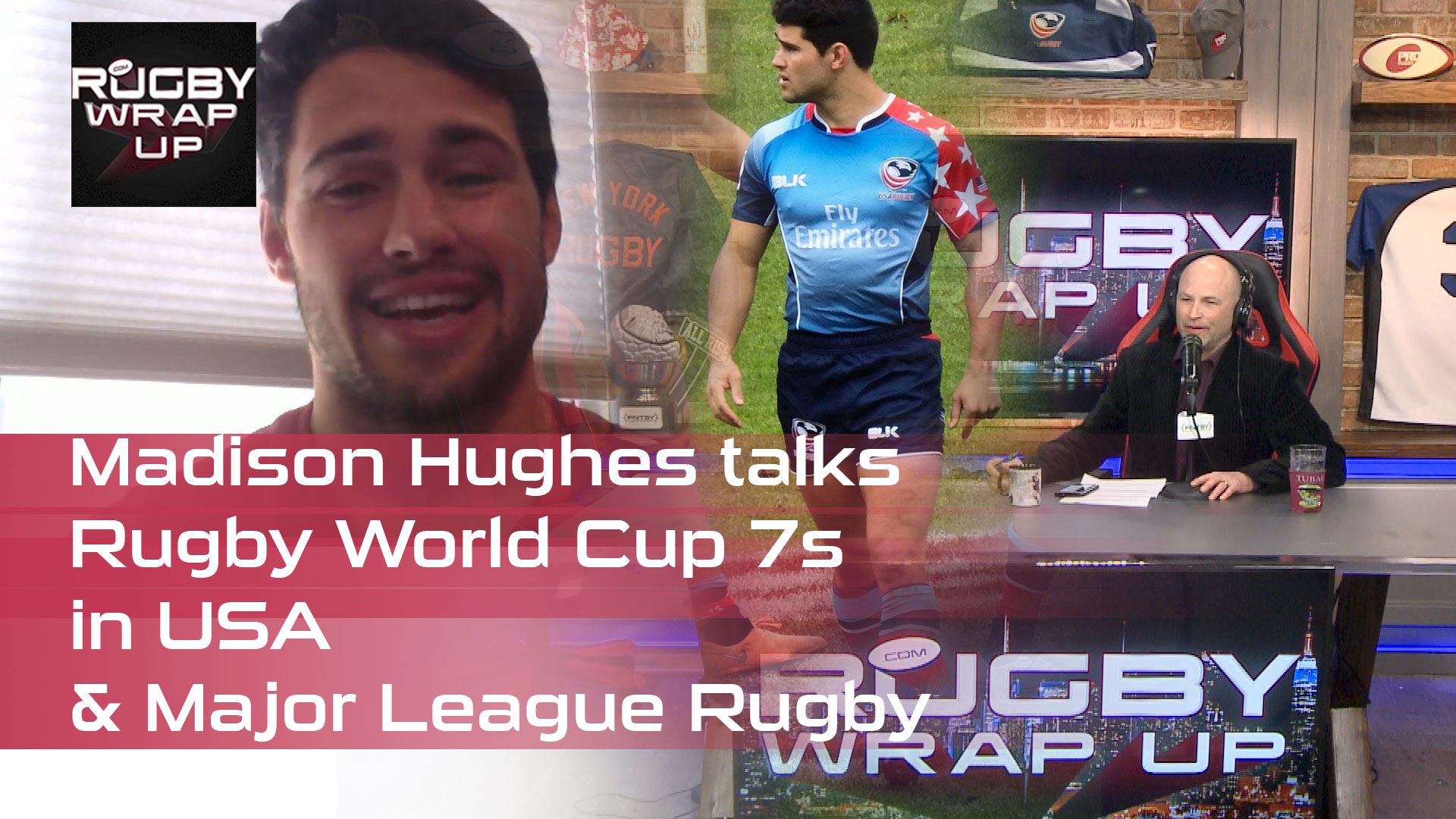 RUGBY TV & Podcast: USA 7s Star Madison Hughes re RWC 7s, Webb Ellis, MLR, Barber Perry Baker