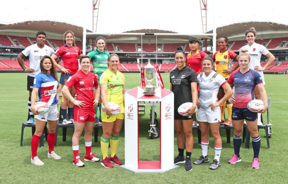 Captain's photo prior to the HSBC World Rugby Women's Sevens Series in Sydney on 30 January, 2019. Photo credit: Mike Lee - KLC fotos for World Rugby, Rugby_Wrap_Up