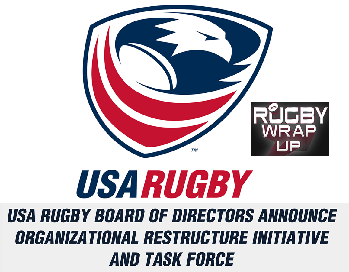 USA Rugby Board of Directors, Restructure Initiative, Task Force, Rugby_Wrap_Up