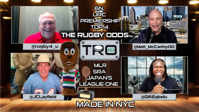 The Rugby Odds, Rugby Wrap Up, Matt McCarthy, MLR Weekly, Rugby Betting, Sports Betting, URC, Premiership, Top14, MLR, SRA, Japan's League One