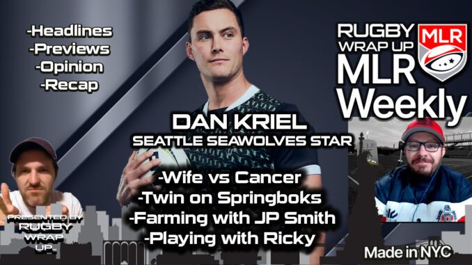 MLR Weekly: Bintang Seattle Dan Kriel, Rekap Terbaik, Rugby Morning Headlines, Pratinjau Berita Rugby Amerika