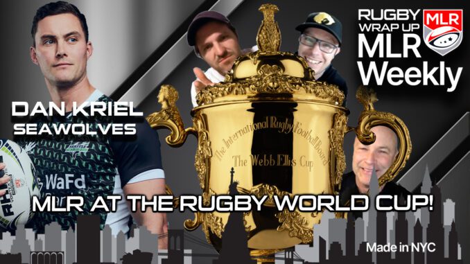 MLR Weekly, Dan Kriel, Rugby World Cup, Seattle Seawolves, Major League Rugby, MLR, usa rugby