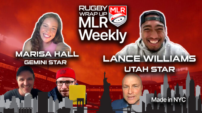 MLR WEEKLY, Lance Williams, Utah, Marisa Hall, Gemini MLR WEEKLY, Lance Williams, Utah, Marisa Hall, Gemini